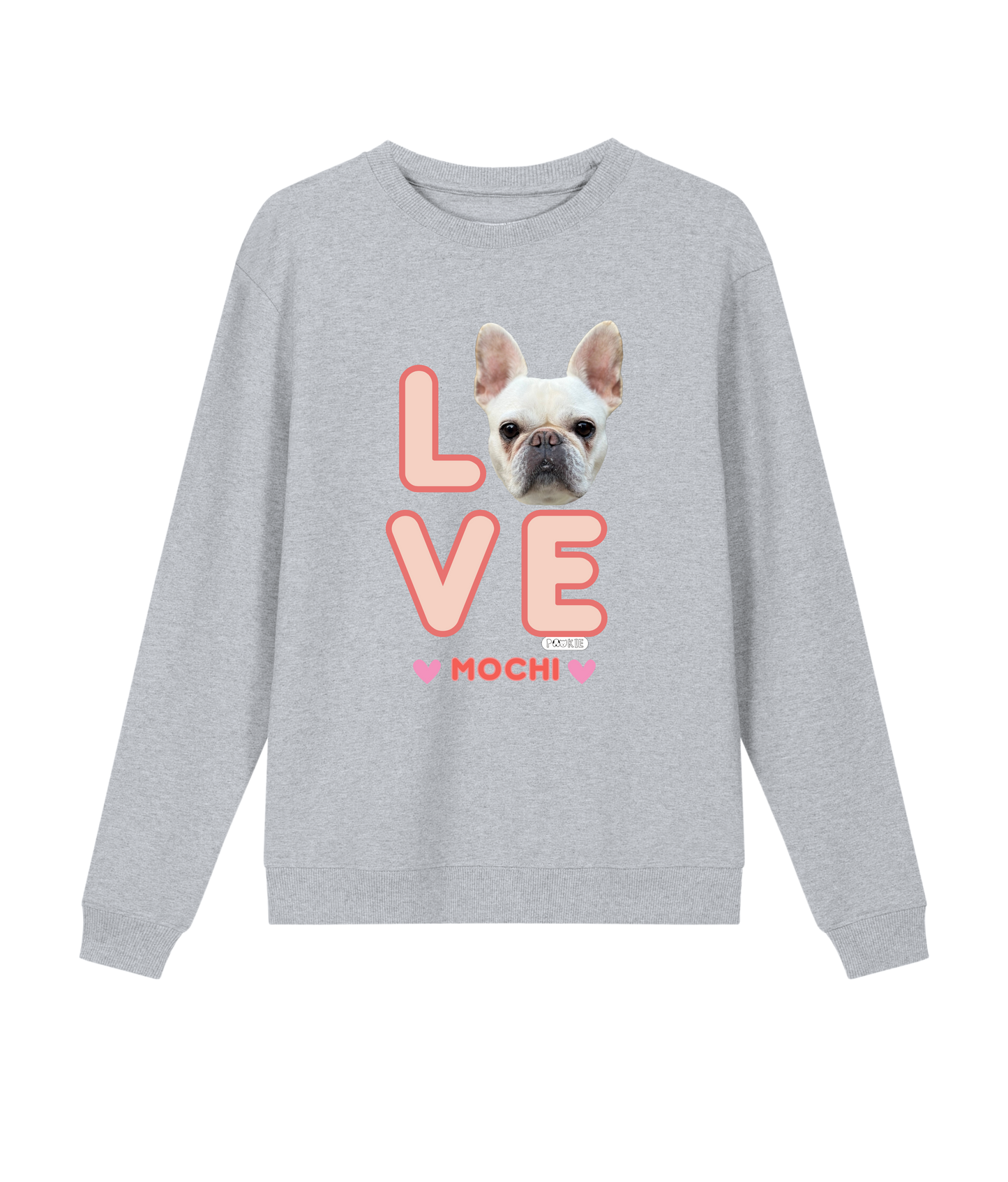 Custom Pet Crewneck Sweatshirt Love Edition
