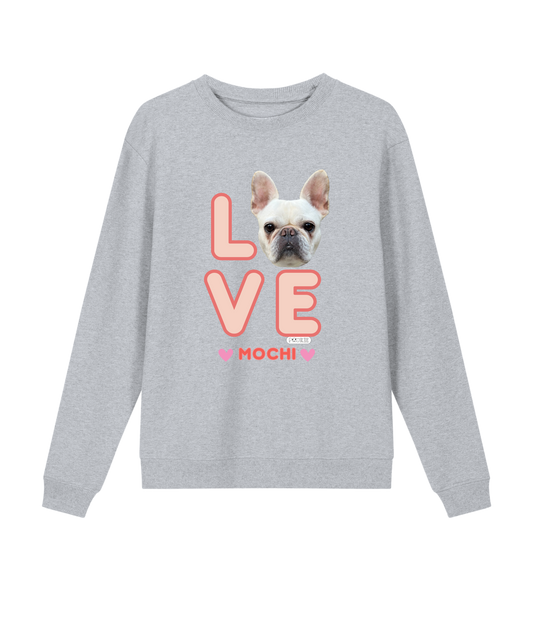 Custom Pet Crewneck Sweatshirt Love Edition