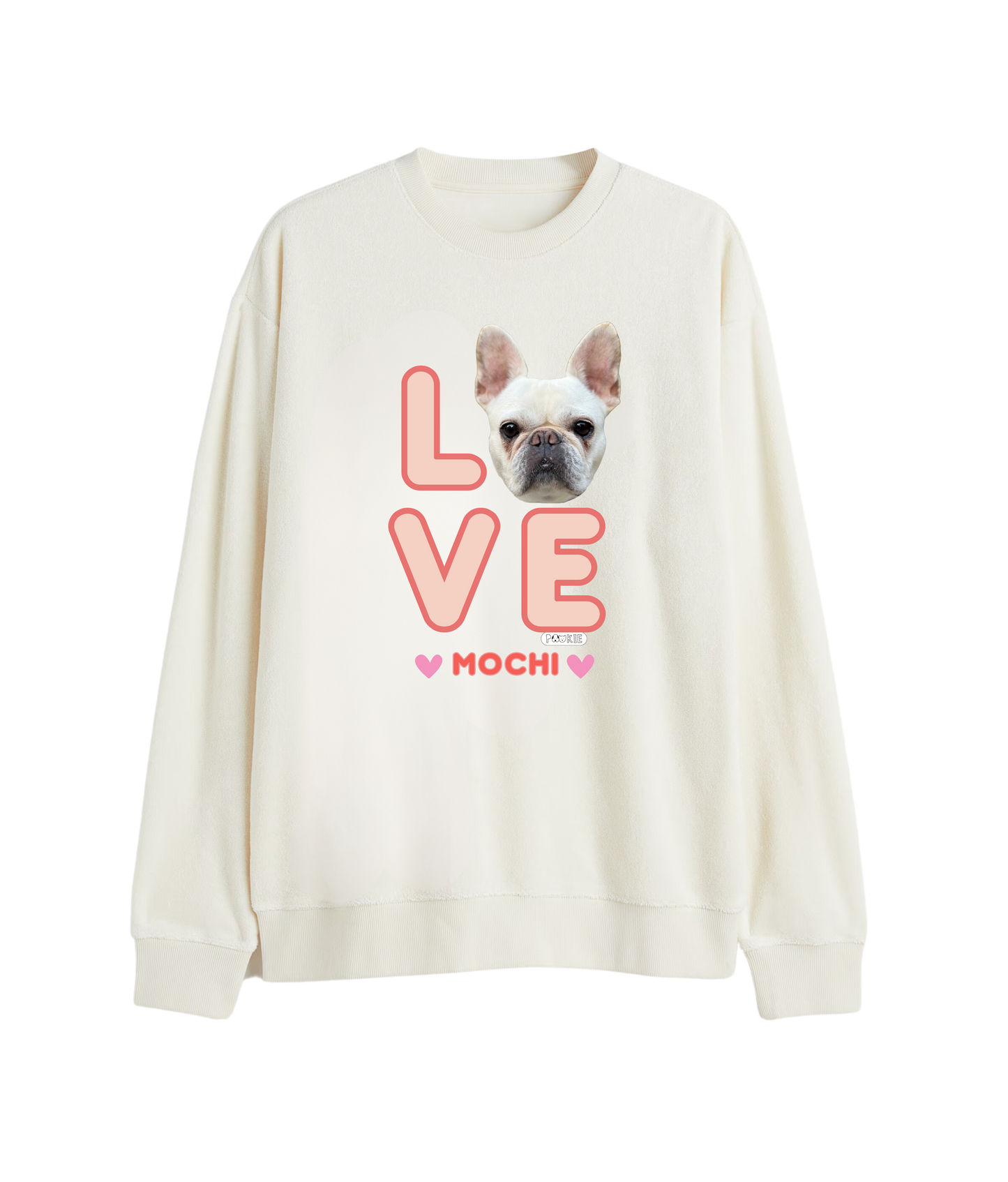 Custom Pet Crewneck Sweatshirt Love Edition