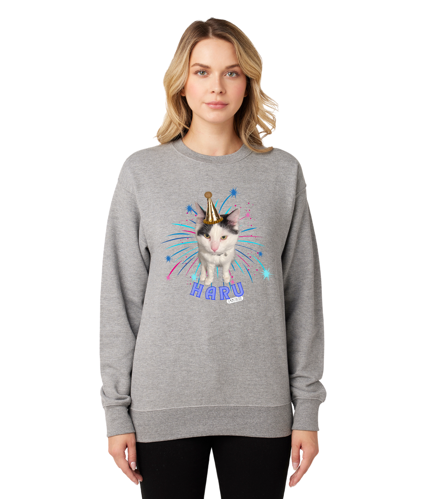 Custom Pet Crewneck Sweatshirt Party Edition