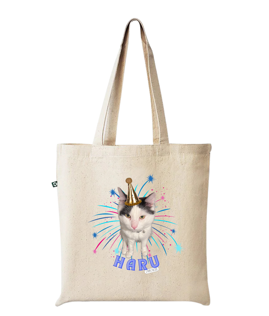 Custom Pet Tote Bag Party Edition