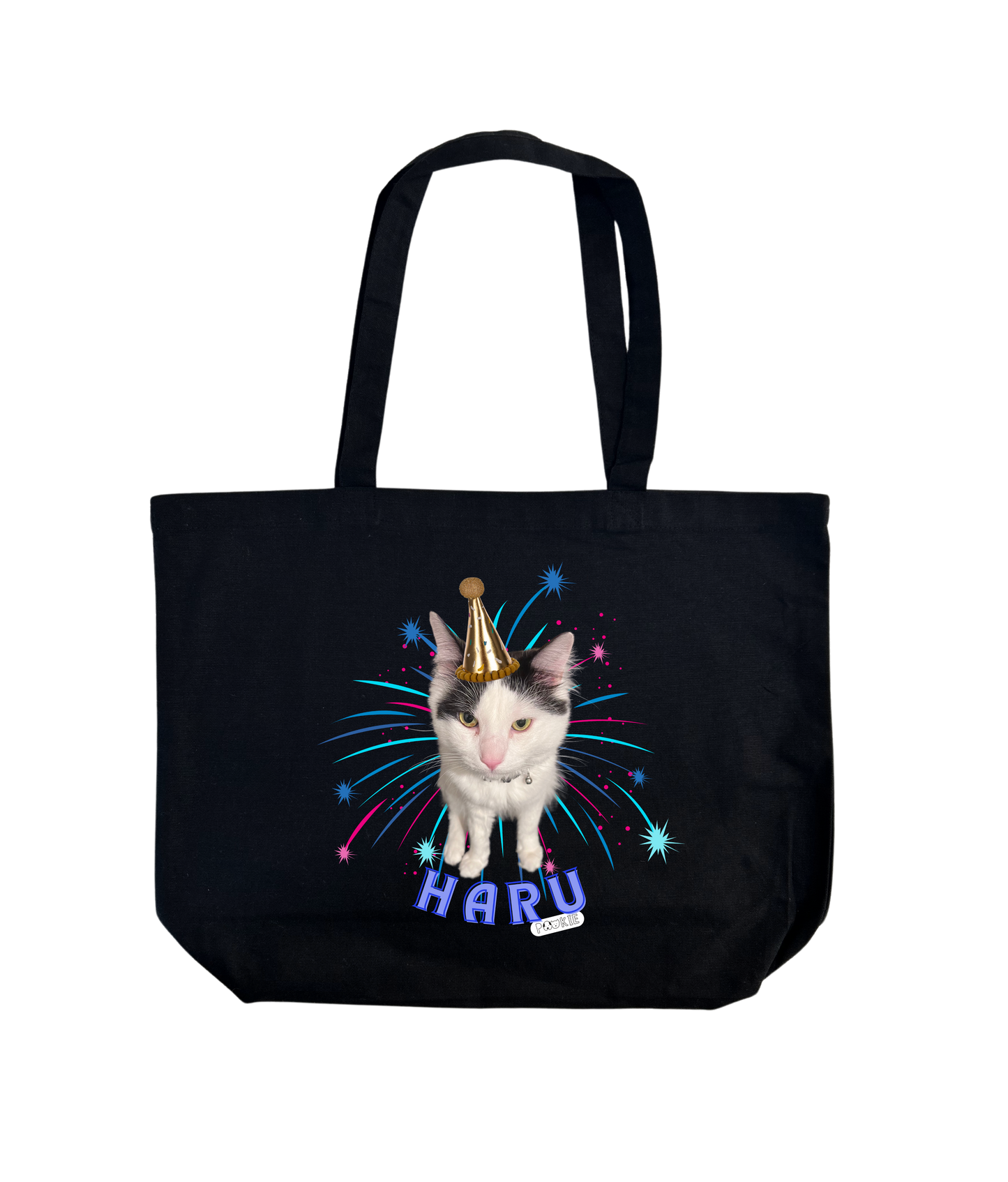 Custom Pet Tote Bag Party Edition