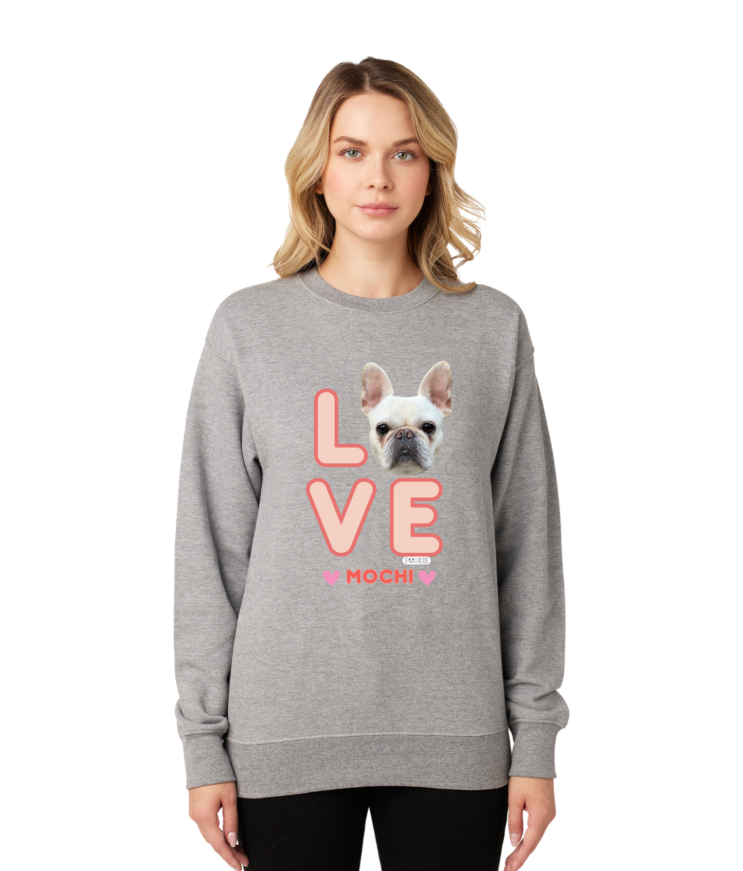 Custom Pet Crewneck Sweatshirt Love Edition