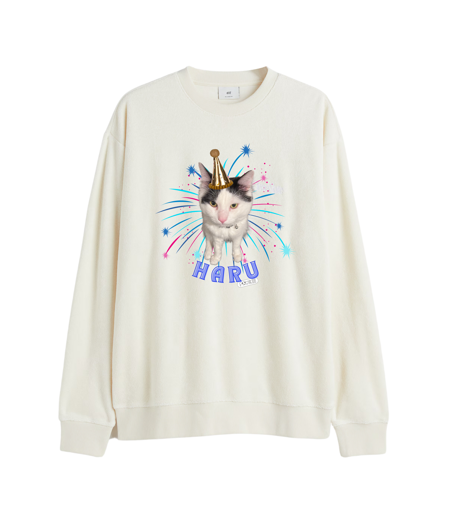 Custom Pet Crewneck Sweatshirt Party Edition